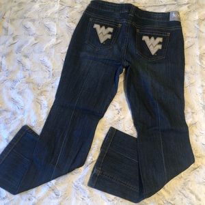💛💙WVU💙💛 Touch by Alyssa Milano jeans size 32